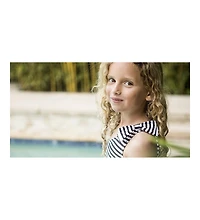 Hope & Henry Girls Hope and Henry Asymmetrical One-Piece Swimsuit