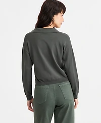 Emme Marella Women's Emmottanta Cropped Polo Sweater
