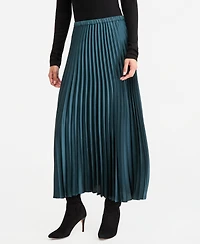 Emme Marella Women's Emmastrale Pleated A-Line Midi Skirt