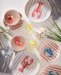 Oneida 24 Seven Melamine Wharfside 12-Piece Dinnerware Set, Service for 4