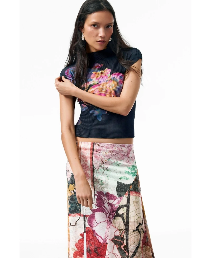 Desigual Women's Long printed skirt