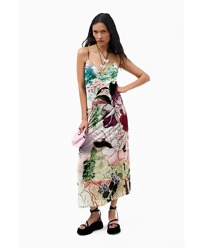 Desigual Women's Printed strappy dress