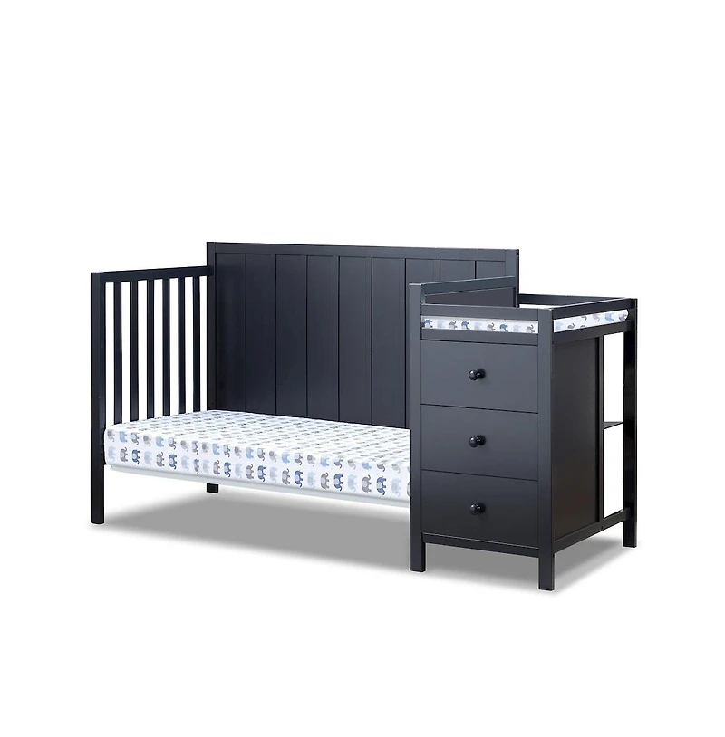 Sorelle Essex Convertible Crib and Changer Combo for Nursery