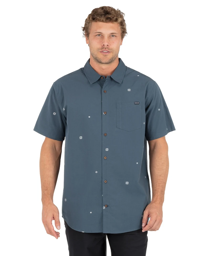 Hurley Men's Dobby Short-Sleeve Shirt