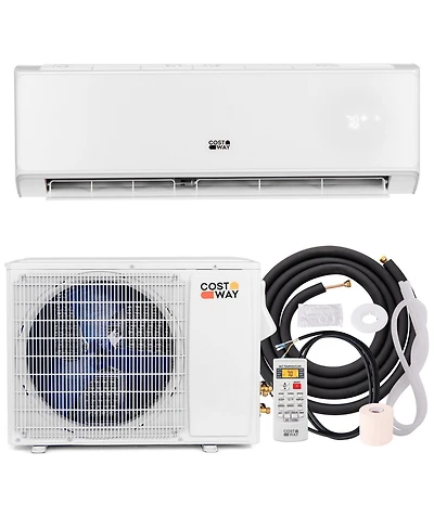 Costway 24000 Btu Wifi Enabled Mini Split Air Conditioner and Heater with Heat Pump