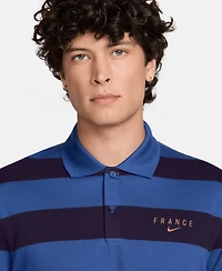 Nike Men's Blue France National Team Dri-fit Polo Shirt