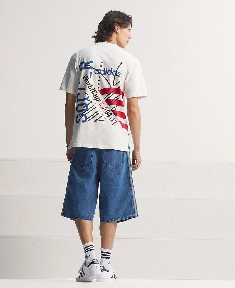 Adidas Men's White Usmnt 1994 World Cup Graphic T-Shirt