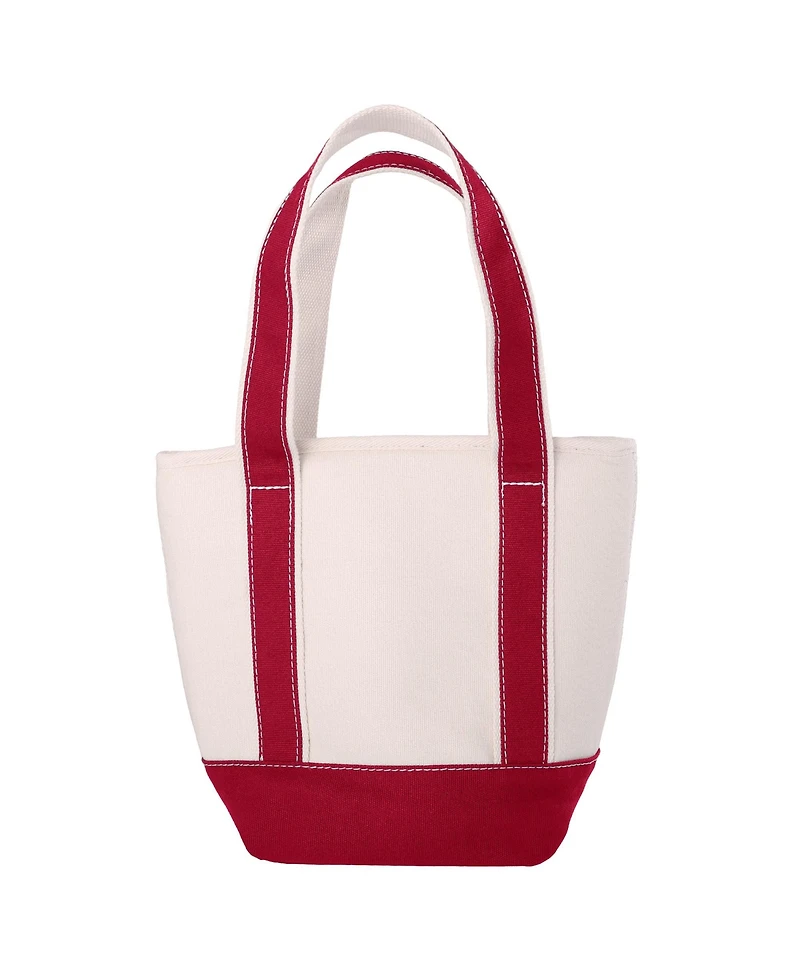 Lands' End Small Insulated Tote Bag with Zip Closure, Travel Cooler for the Pool, Park, and Day Trips