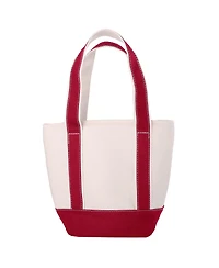 Lands' End Small Insulated Tote Bag with Zip Closure, Travel Cooler for the Pool, Park, and Day Trips