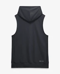 Nike Men's Navy Cleveland Guardians Authentic Collection Standard Issue Dri-fit Sleeveless Hoodie