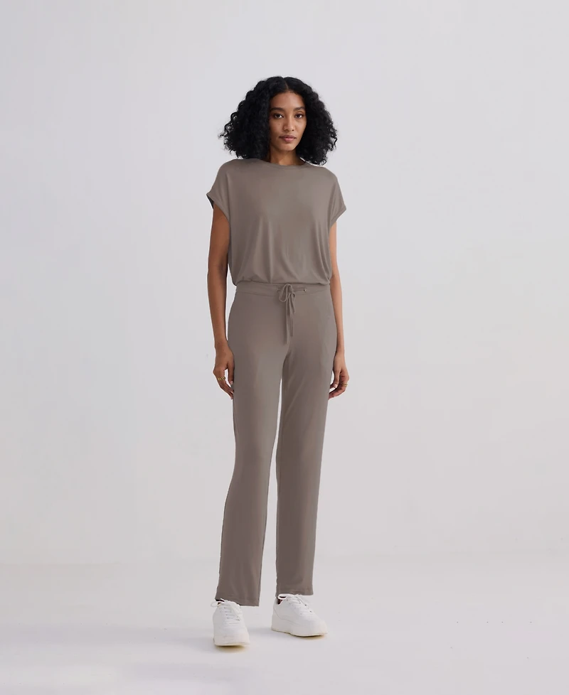 Reistor Women's Relaxed Tee in Earth Grey