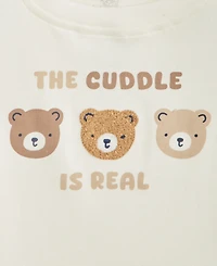 First Impressions Baby Boys' 3M-24M Mix & Match Long-Sleeve The Cuddle Is Real Bear T-Shirt, Macy's Exclusive