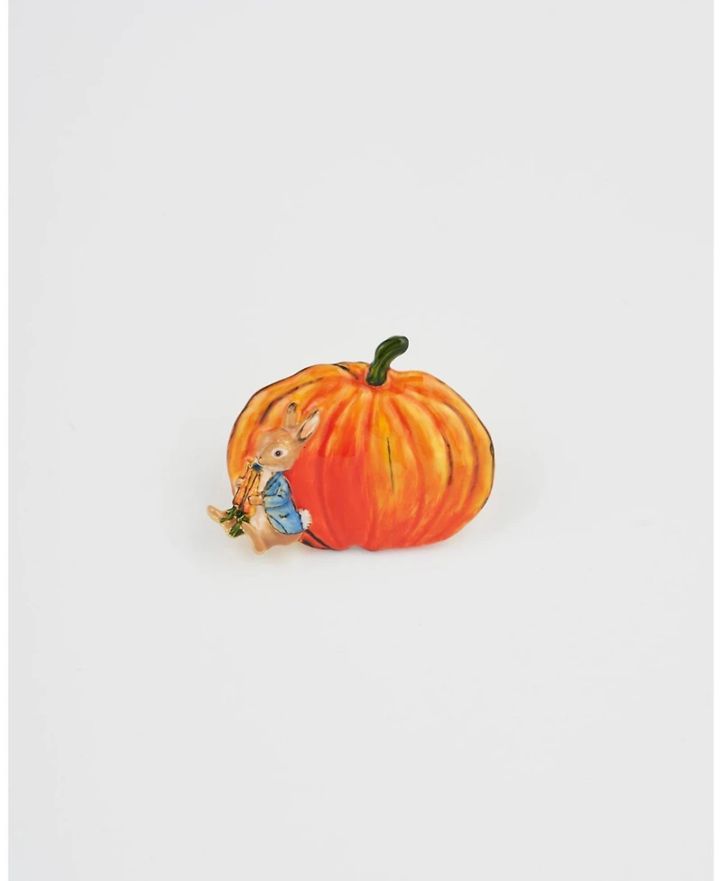Fable England Peter Rabbit Pumpkin Brooch