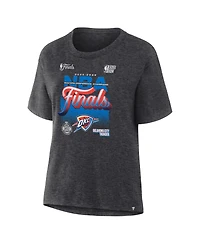 Fanatics Women's Charcoal Oklahoma City Thunder 2026 Western Conference Champions Locker Room T-Shirt