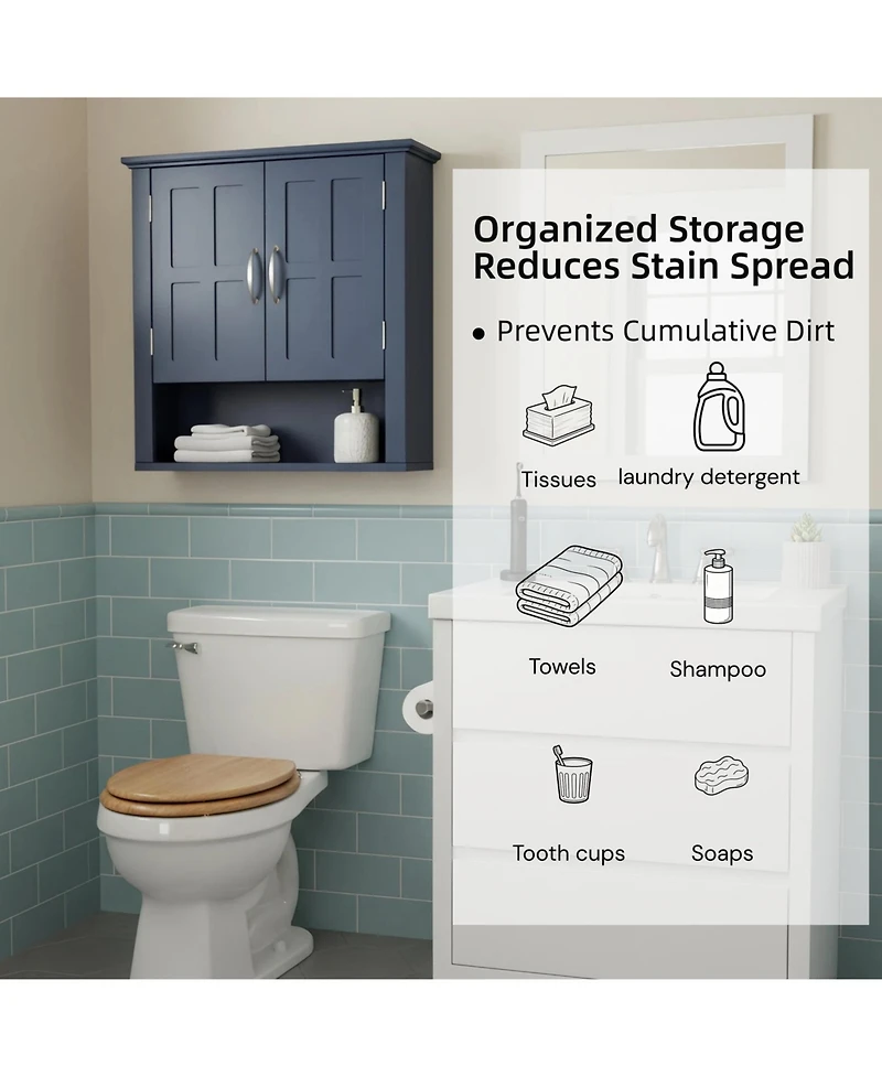 Phying Bathroom Wall Storage Cabinet, Multi