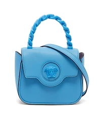 Pre-Owned Versace La Medusa Mini Leather Top Handle Bag