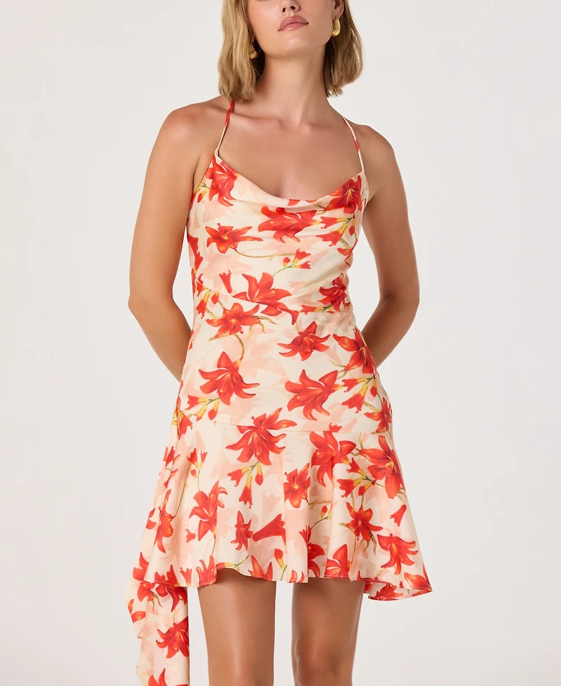 Astr the Label Women's Cowl Neck Dress