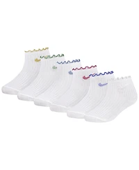 Nike Little Girls 6-Pack Lettuce Ankle Socks