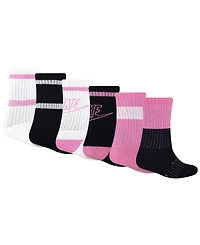 Nike Little Kids 6-Pack Retro Crew Socks