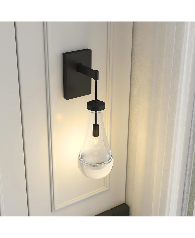 Midola Wall Sconces, Wall Sconces Modern Bathroom Lights, Sconces Wall Lighting with Clear Glass, Wall Mounted Light Wall Lamp for Living Room Hallway