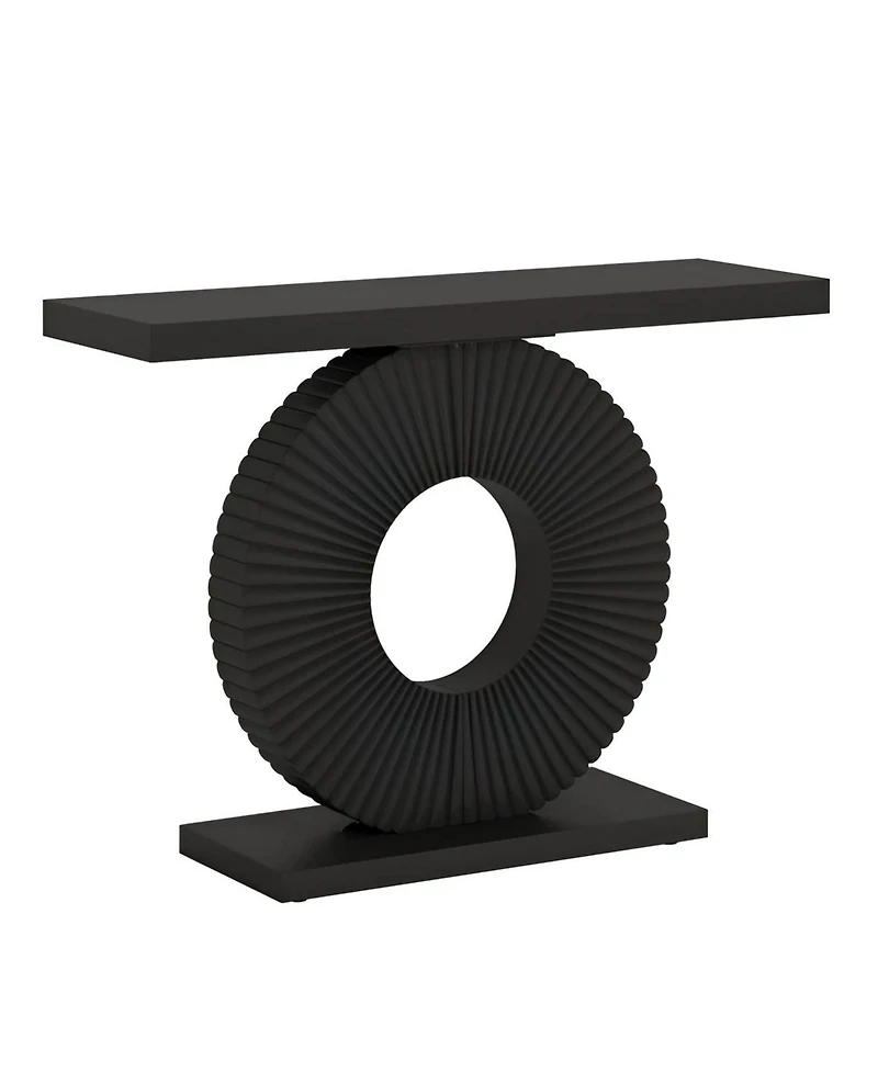 Slickblue Modern Console Table with Geometric Base