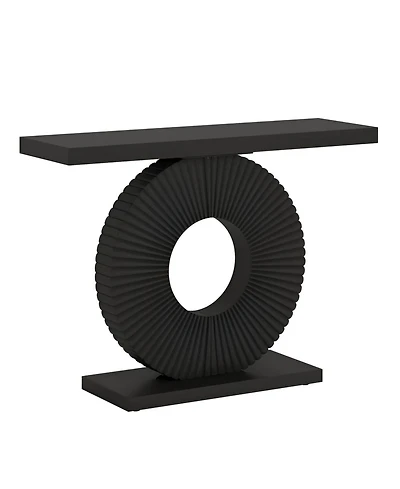 Slickblue Modern Console Table with Geometric Base