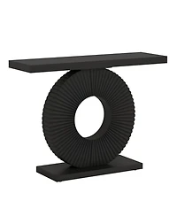 Slickblue Modern Console Table with Geometric Base