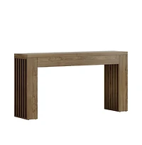 Slickblue 59" Wooden Console Table for Sofa or Hallway