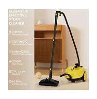 Topteng 2000W Steam Cleaner with 0.53 Gal Tank and Extendable Wand for Floor and Kitchen