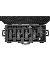 Westcott 4418 Waterproof Rolling Hard Case with Laser-Cut Foam for 4x FJ400 and FJ800 Strobe