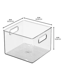 iDesign Pantry Storage Bin with Handles - Set of 4 - Made in Usa