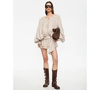 Lioness Women's Long-Sleeve Crewneck Mini Dress