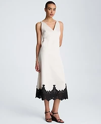 Kenneth Cole Women's Sleeveless V-Neck Midi Dress