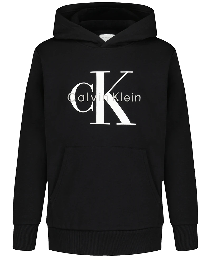 Calvin Klein Boys' 8-20 Long-Sleeve Hooded Sweatshirt
