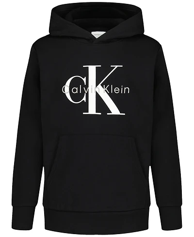 Calvin Klein Boys' 8-20 Long-Sleeve Hooded Sweatshirt