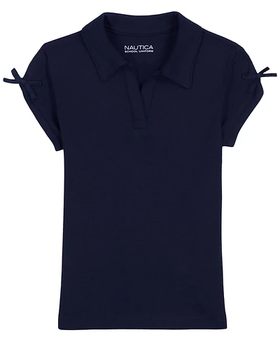 Nautica Girls' 4-6X Short-Sleeve Polo Shirt