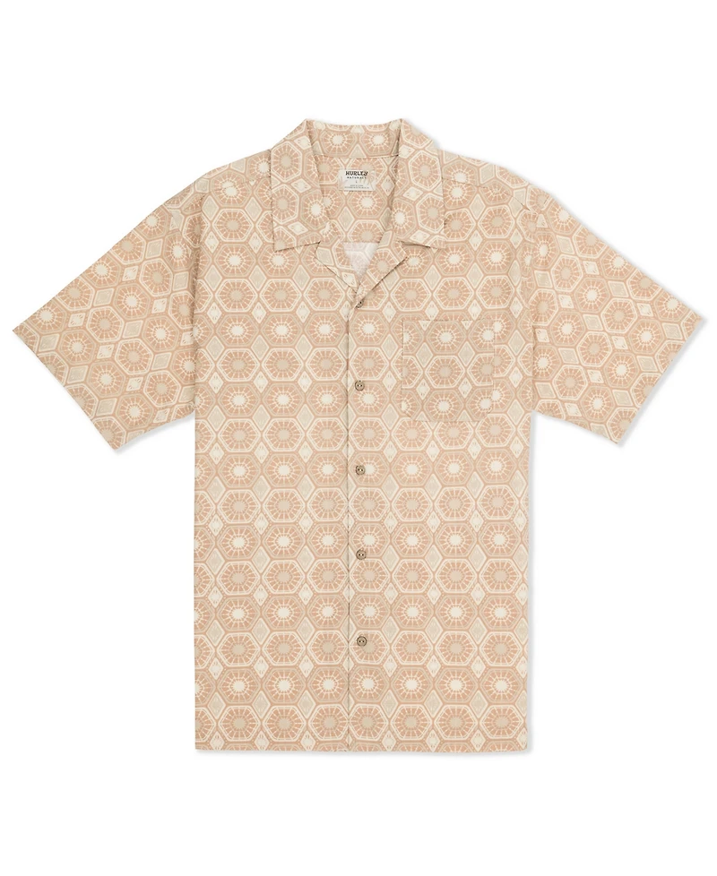 Hurley Men's Camp Collar Short-Sleeves Shirt