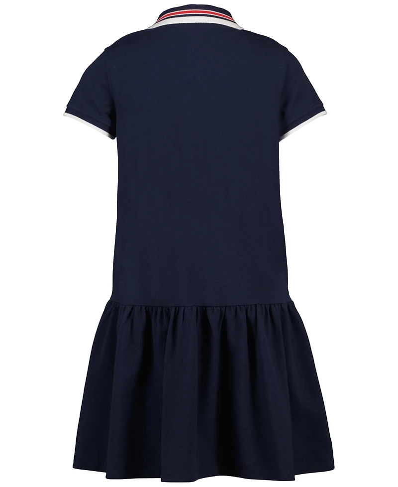 Tommy Hilfiger Girls' 7-16 Short-Sleeve Polo Dress