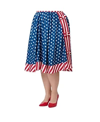 Unique Vintage Plus 1960s Rye Swing Skirt
