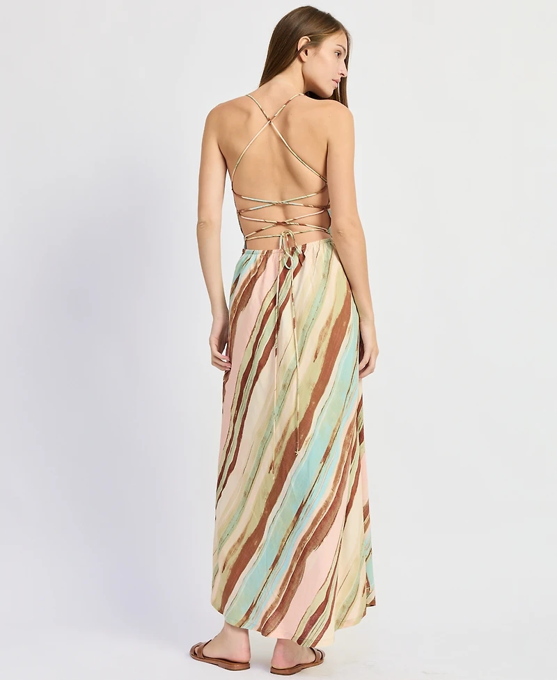En Saison Women's Lana Sleeveless Maxi Dress