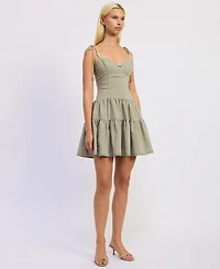 En Saison Women's Adele Sleeveless Sweetheart Neck Mini Dress