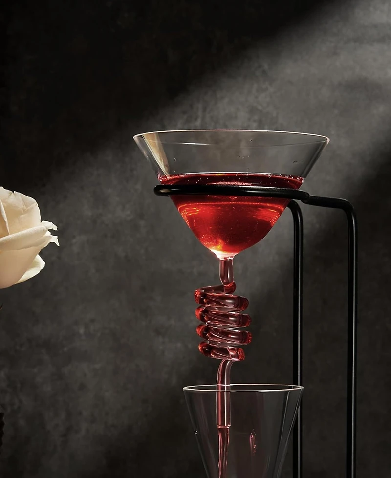 The Wine Savant Wine Tower 76 oz. Wine Decanter Aerator Set