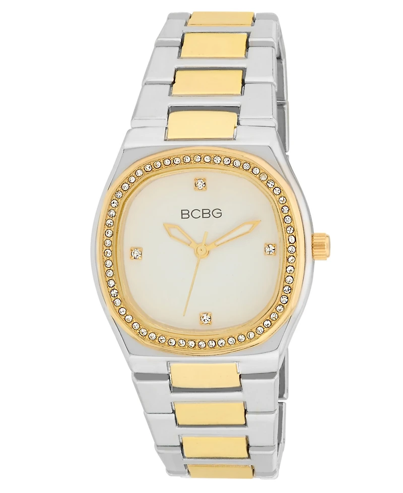 Bcbg Women's Quartz Round Two-Tone Stainless Steel Watch 33mm