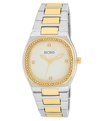 Bcbg Women's Quartz Round Two-Tone Stainless Steel Watch 33mm