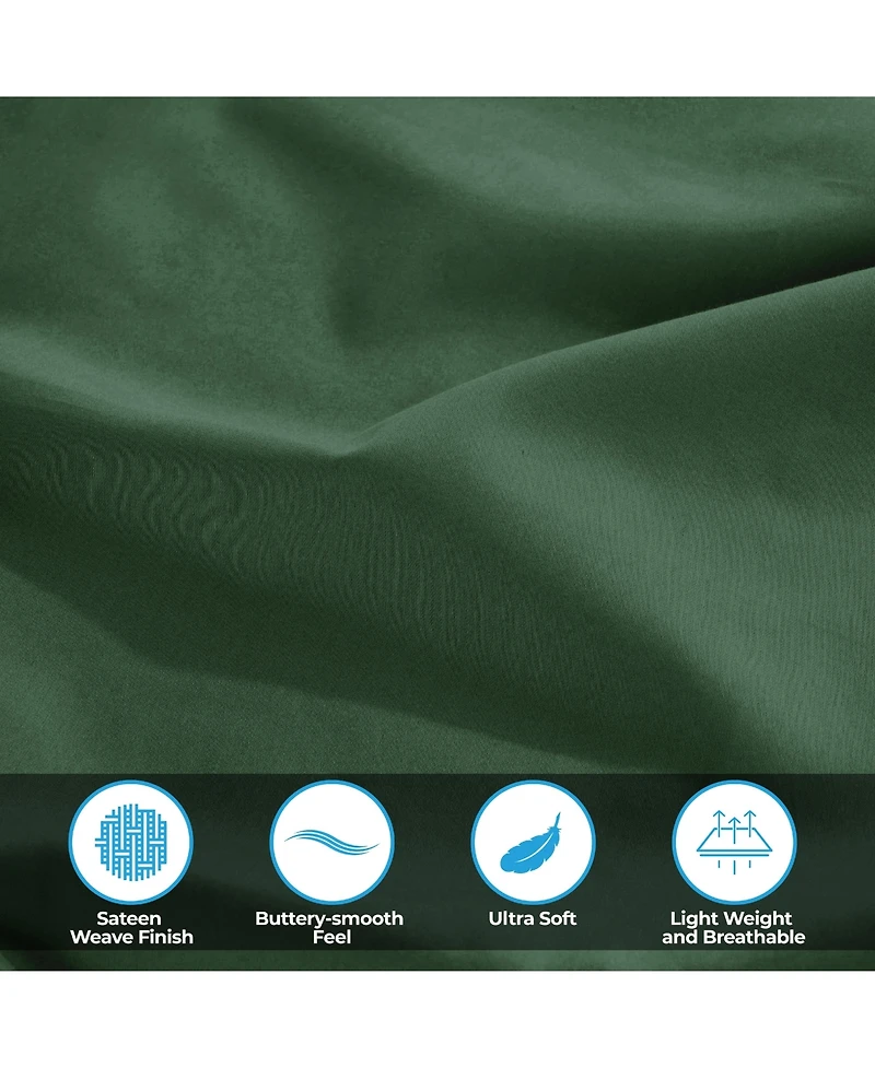 Superior Egyptian Cotton 300 Thread Count Solid Bed Sheet Set