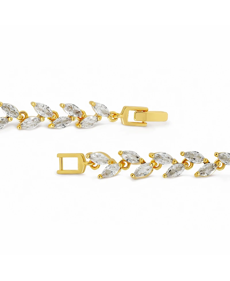 Macy's Marquise Cubic Zirconia Vine Style Tennis Bracelet