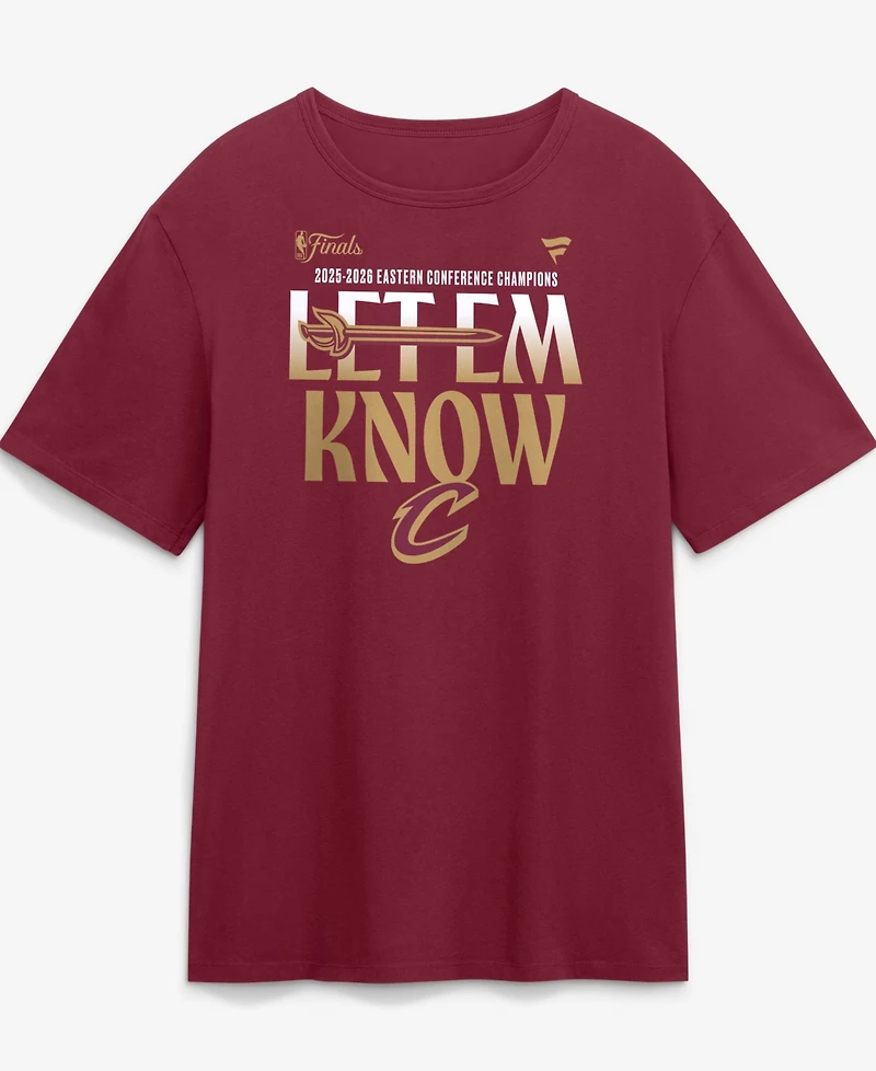 Fanatics Men's Wine Cleveland Cavaliers 2026 Eastern Conference Champions Hometown T-Shirt