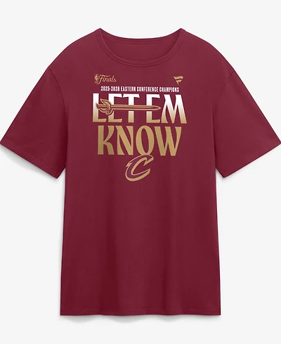 Fanatics Men's Wine Cleveland Cavaliers 2026 Eastern Conference Champions Hometown T-Shirt
