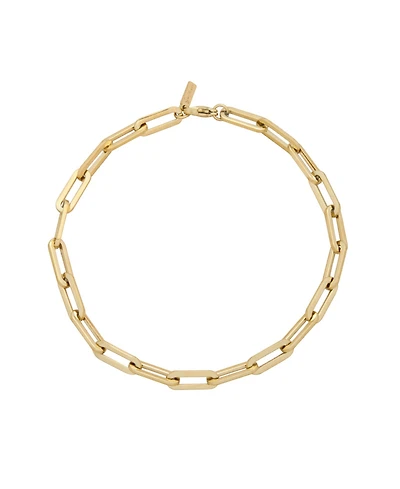 St. Moran Tarnish-Resistant Silver Chunky Paperclip Yasmine Anklet
