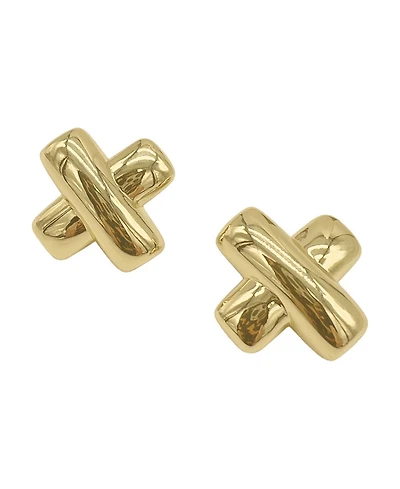 St. Moran Gold X Statement Stud Tilly Earrings
